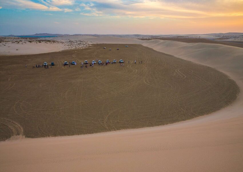 Qatar desert safari Sand View