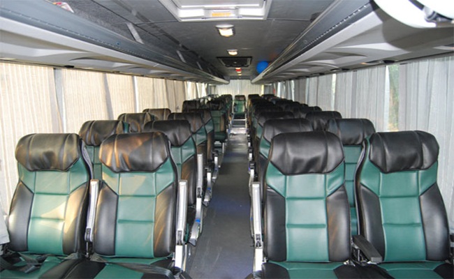 Economy Coach Qatar Bus seat View