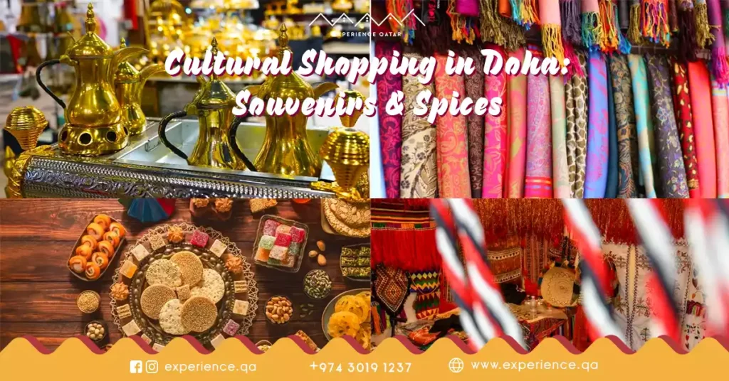 Doha traditional markets with spices,
