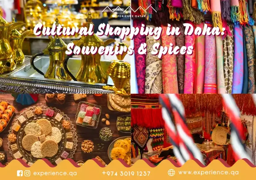 Doha traditional markets with spices,