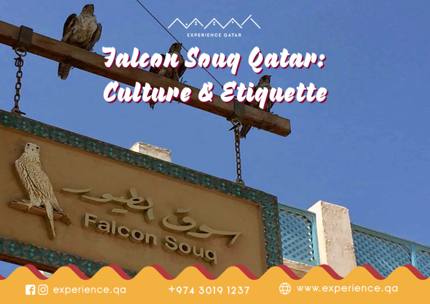 Traditional Falcon Souq Qatar showcasing culture,
