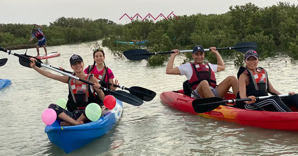 mangrove kayaking qatar