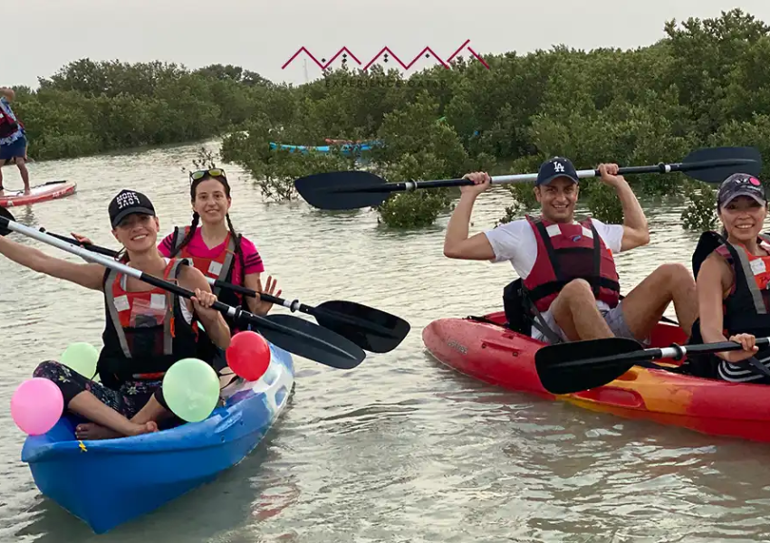 mangrove kayaking qatar