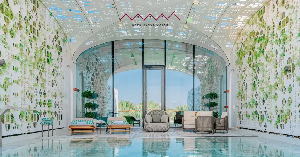 wellness tourism Qatar, desert yoga Doha, fitness retreats Qatar, healthy travel Qatar