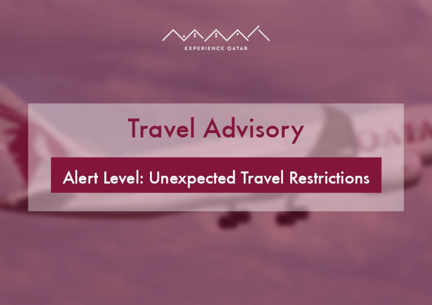 Qatar Tourism, travel restrictions, guest stay extension, hotel management Qatar.