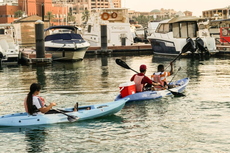 Kayaking at The Pearl-Qatar