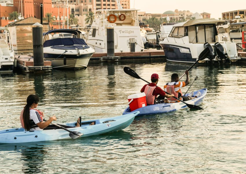 Kayaking at The Pearl-Qatar